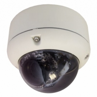 Professional Wired Internal/External Vandal Resistant Varifocal IP Dome Camera with 10 metres IR Nightvision