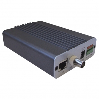 Videoserver (Codec) mit Analogeingang, Triple-Encoder (H264, MPEG4, MJPEG), Power-over-Ethernet & SD-Karten-Aufnahme